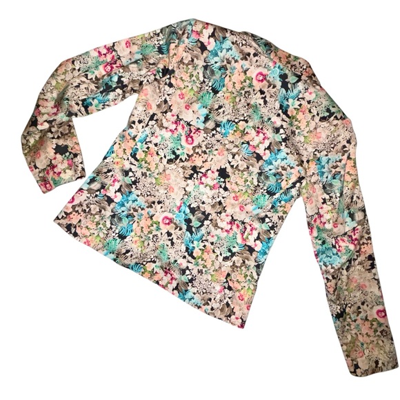 Topshop ✨$9 when bundled✨ Floral Blazer 🌸 - Picture 3 of 8